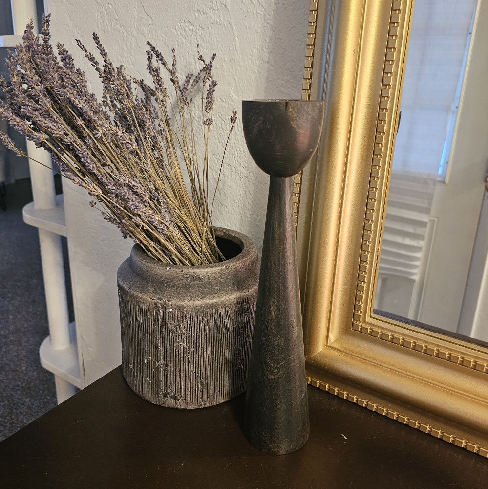 Rustic candle holder